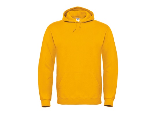 estampagem hoodie amarelo