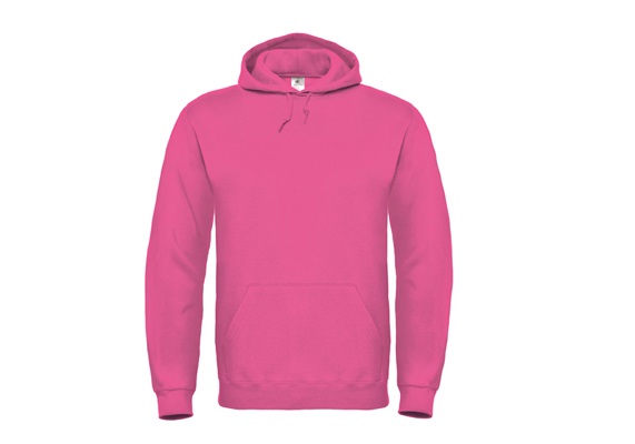 estampagem hoodie cor de rosa